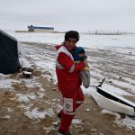 امدادرسانی به سه بخش محاصره در برف