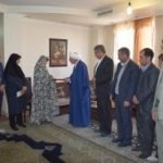 دیدار مسئولان اداره کل محیط زیست لرستان با خانواده شهید غلامحسین ساکی