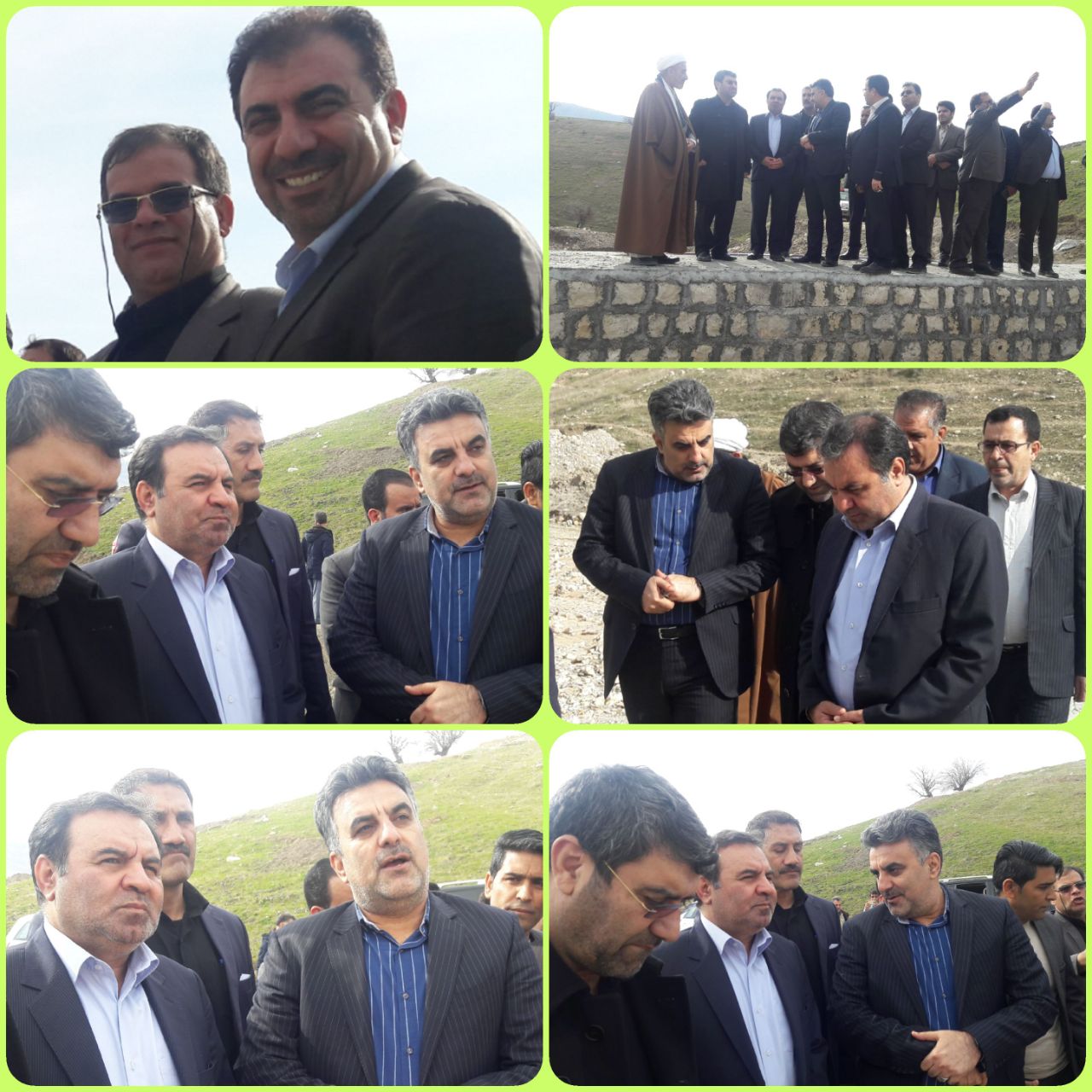 افتتاح پروژه های آبخیزداری حوزه درب گنبد شهرستان کوهدشت