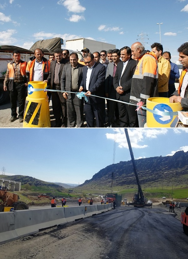 افتتاح پل جدید محور خرم‌آباد- بروجرد/خداقوت استاندار به راهداری لرستان