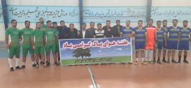 برگزاری مسابقات فوتسال به مناسبت روز ملی هوای پاک در پلدختر