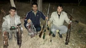 دستگیری باند حرفه ای شکارچیان غیر مجاز در دلفان