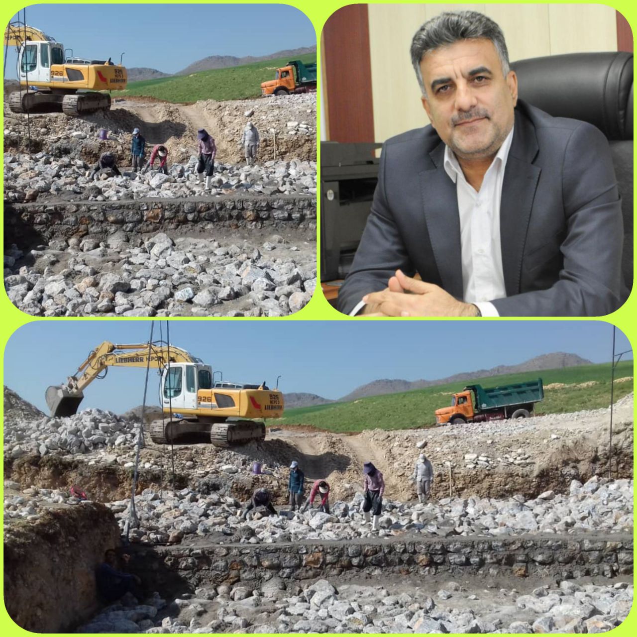 اجرای عملیات آبخیزداری در حوزه آبخیز کاکاشرف
