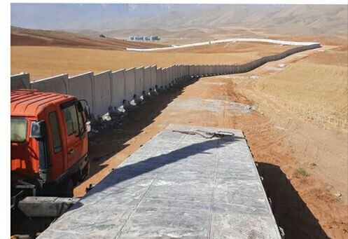 دیوار حصار منطقه ویژه اقتصادی ازنا احداث شد