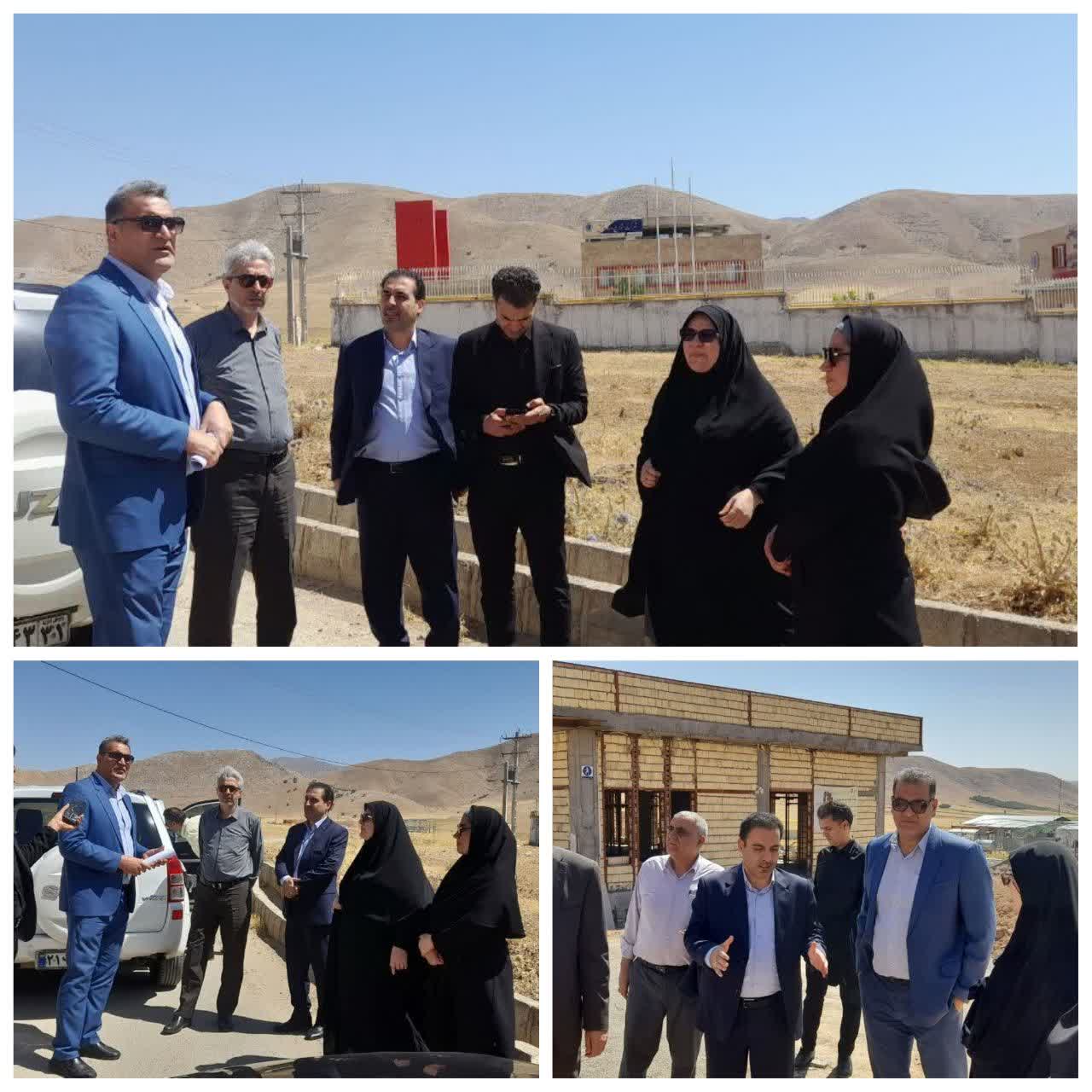 بازدید دو مسئول از شهرک صنعتی الشتر