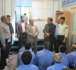 بازدید مدیرکل سازمان زندانهای استان از زندان بروجرد