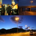 پروژه روشنایی تقاطع پل یاس ازنا افتتاح شد