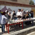 کارگاه نقاشی خیابانی یا موضوع محیط زیست در خرم آباد برگزار شد