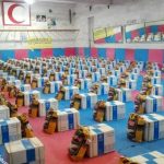 توزیع ۳۵۰ بسته معیشتی به متاثران ناشی از ویروس کرونا در شهرستان بروجرد