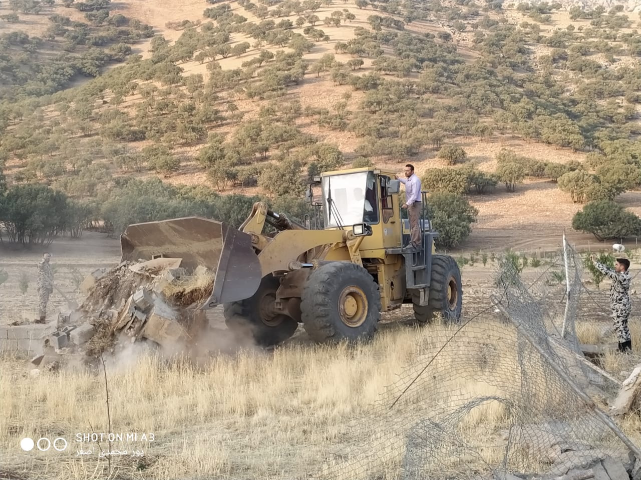 ۷۰ مورد ساخت‌وساز غیرمجاز در اراضی کشاورزی شهرستان خرم آباد تخریب شد
