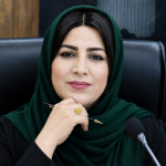 زن خبرنگار